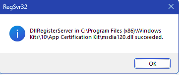 regsvr-msdia120